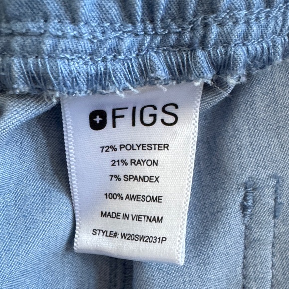 Heather Indigo Women’s Figs Scrub Pants Medium Petite - Picture 5 of 7